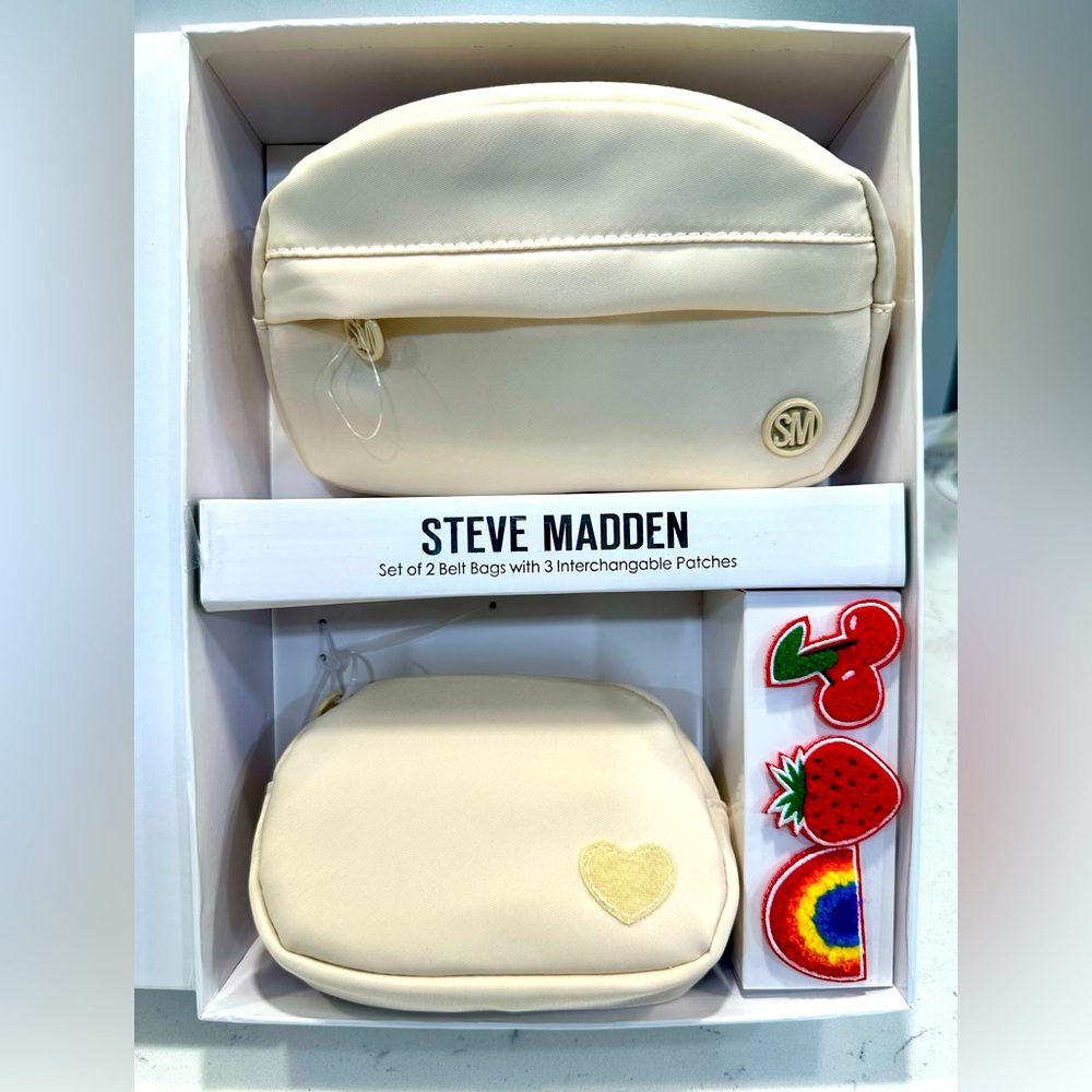 Set of 2 Belt Bags with interchangeable patches